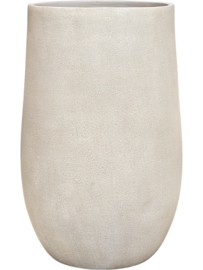 Fiberclay plantenbak 'Serenity' Alto | Kleur: Beige |  Ø 48 x H 75 cm