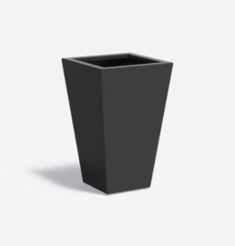 Aluminium plantenbak taps uitlopend 'Fortis' 50x50x80 cm