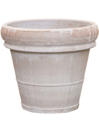 Handgemaakte Terracotta bloempot `Vaso Felice` Ø45xH40