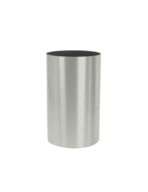 RVS plantenbak - geborsteld, cilindervorm 'Brio' Ø40 x H60cm