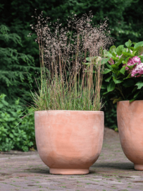 Handgemaakte Terra Cotta plantenbak `Vaso Antico Fiore` Ø55xH50