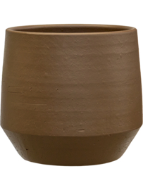 Keramiek plantenbak 'Lydia' mocca Ø52 x H49 cm