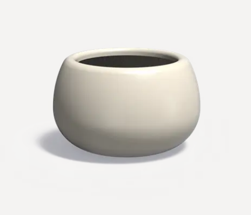 Polyester plantenbak 'Sphere' Ø80 x H50 cm