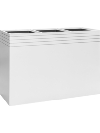 Design plantenbak 'Aston' L 110 x B 38 x H 75 cm (inclusief wielplateau en inzetbak)