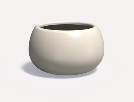 Polyester plantenbak 'Sphere' Ø100 x H60 cm