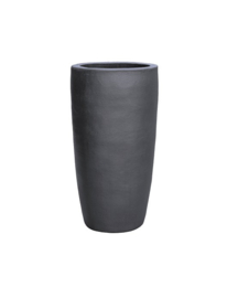 Keramiek plantenbak 'Paola' zandstructuur  Ø46 x H90 cm