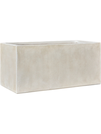 Fiberclay plantenbak 'Serenity' Recto | Kleur: Beige |  L 80 x B 37 x H 37 cm