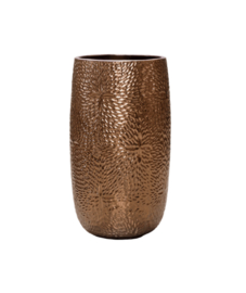 Keramiek schaal 'Marie-Claire'  glanzend goud Ø36 x H63 cm