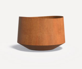 CorTenstaal design plantenbak 'Zemro' Ø 120 × H 80 cm