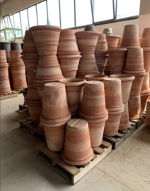 Handgemaakte Terracotta bloempot `Vaso Monica` Ø50xH53