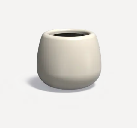 Polyester plantenbak 'Sphere' Ø60 x H50 cm