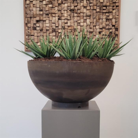 CorTenstaal schaal `Bowl` Ø100 x H50 cm