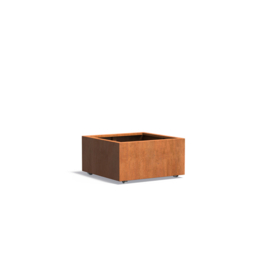CorTenstaal plantenbak 'Premium' 80x80x40 cm