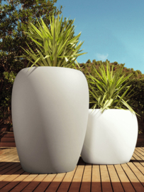 Kunststof design plantenbak 'Vasco' H80 x Ø80 cm