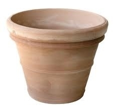 Handgemaakte Terracotta bloempot `Vaso Sofia` Ø100xH87