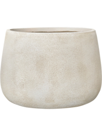 Fiberclay plantenbak 'Serenity' Bowl | Kleur: Beige |  Ø 50 x H 35 cm