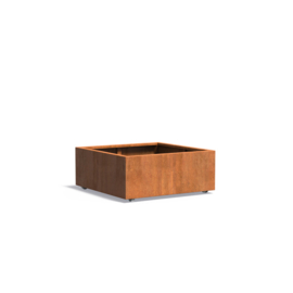 CorTenstaal plantenbak 'Premium' 100x100x40 cm