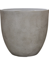 Fiberclay plantenbak 'Serenity' Sphere | Kleur: Grey Brown |  Ø 50 x H 35 cm