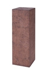 Polystone sokkel Red/Brown, afmetingen L30 x B30 x H80 cm