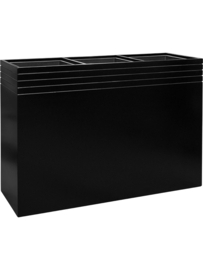 Design plantenbak 'Aston' L 110 x B 38 x H 75 cm (inclusief wielplateau en inzetbak)