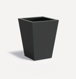Aluminium plantenbak taps uitlopend 'Fortis' 60x60x80 cm
