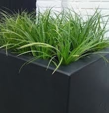 Polyester plantenbak `Kubus` 70x70x70cm