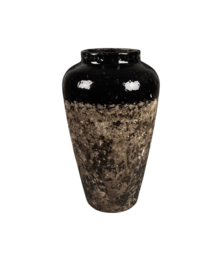 Keramiek plantenbak 'Ava' hoogglans lak  Ø28 x H50 cm