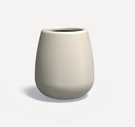 Polyester plantenbak 'Sphere' Ø70 x H80 cm