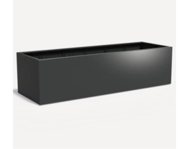 Aluminium plantenbak langwerpig`Border` 300x100x80 cm