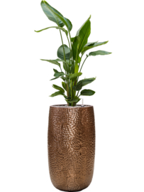 Keramiek schaal 'Marie-Claire'  glanzend goud Ø36 x H63 cm