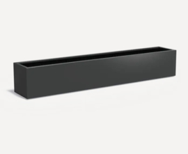 Aluminium plantenbak langwerpig`Border` 300x50x50 cm