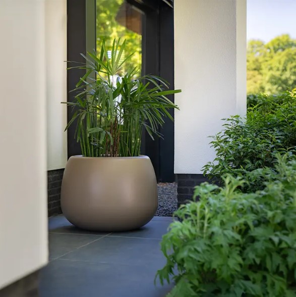 Polyester plantenbak 'Sphere' Ø60 x H50 cm