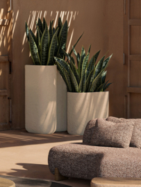 Kunststof design plantenbak 'Livio' H 67 x B 55 x L 71 cm