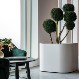 Aluminium plantenbak `Geneva` 100x100x80 cm