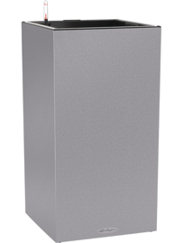 Stonelook plantenbak Stonegrey met verlichting + bewateringssysteem 40x40x76 cm