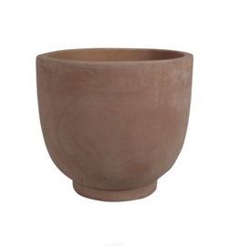 Handgemaakte Terra Cotta plantenbak `Vaso Antico Fiore` Ø55xH50