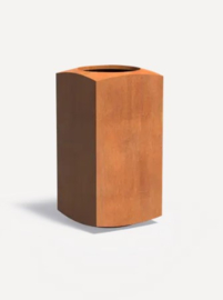 CorTenstaal plantenbak 'Lorix' 50x50x100 cm