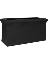 Romantische bloembak 'Belle Jardinière' L100 x B40 x H50 | kleur: Black