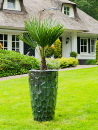 Keramiek plantenbak 'Monta' hoogglans lak  Ø52 x H95 cm