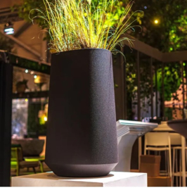 Aluminium design plantenbak 'Zemro' Ø 120 × H 80 cm