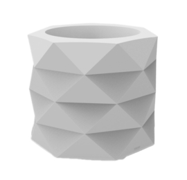 Kunststof design plantenbak 'Kosmo' H 50 x Ø 60 cm