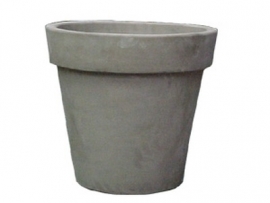 Handgemaakte Terracotta bloempot `Vaso Gris` Ø50xH46