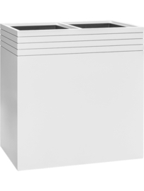 Design plantenbak 'Aston' L 74 x B 38 x H 75 cm (inclusief wielplateau en inzetbak)