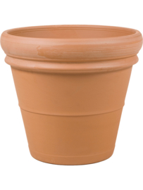 Handgemaakte Terracotta bloempot `Vaso Martina` Ø50xH45