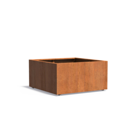 CorTenstaal plantenbak 'Premium' 120x120x60 cm