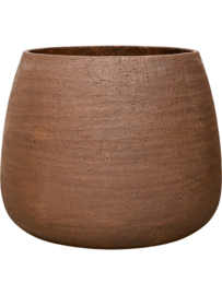 Fiberclay plantenbak 'Alps' | kleur: Dark Brown |  Ø 75  x H 57 cm