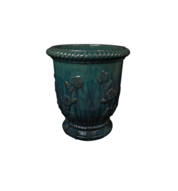 Keramiek schaal 'Daisy' blauw Ø54 x H58 cm
