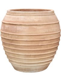 Handgemaakte Terracotta bloempot `Vaso Callisto` Ø80xH80