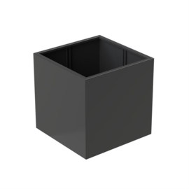 Aluminium plantenbak `Rubik` 100x100x100 cm