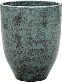 Keramiek plantenbak 'Milou' Active Green  Ø38 x H50 cm